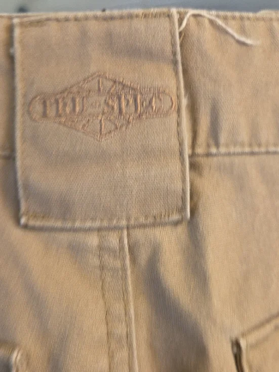 Men's Tan Cargo Pants with Multiple Utility Pockets - Picture 6 of 7